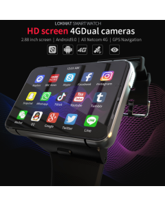 LOKMAT Max Large screen mobile phone watch 1300W HD camera 4+64G