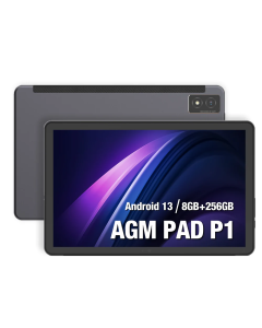 AGM PAD P1 / 4G LTE Waterproof & Drop Proof Tablet / Powerful Chipset / Lightweight / 2K Resolution Display / Android 13 / 128G / Dual Nano SIM( Nano SIM+TF card)