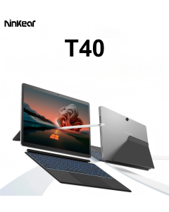 Ninkear-Tablette 2 en 1 pour ordinateur portable T40, écran tactile, Intel N100, 14 pouces, FHD, 16 Go DDR5 + 512 Go SSD, WiFi 6, clavier rétro4.2 RVB avec stylet