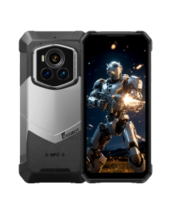Fossibot F107 Pro Rugged Mobile Phone 30(12+18)Go+512Go Android 15 28000mAh 66W 200MP+32MP 5G NFC/GPS Dual Bright Flashlights