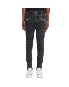 Men's Pleated Light Stretch Jeans