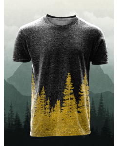 Men's Outdoor Golden Forest Short Sleeve Top