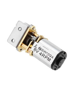 Machifit GW12GA-4 DC 6V 4rpm Worm Gear Motor Gear Box Electric Motor