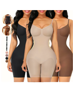 Sling One-piece body shaper seamless shapewear slimming body shaper large size European and American female full body corset