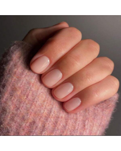 Add a Touch of Romance With 24pcs Short Square Solid Full Cover Fake Nail Kit