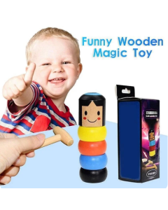 Unbreakable Wooden Man Magic Toy