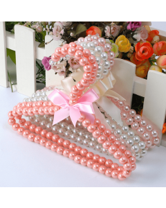 Dog clothes hanger rack cat clothing pet supplies girl heart pearl hanger