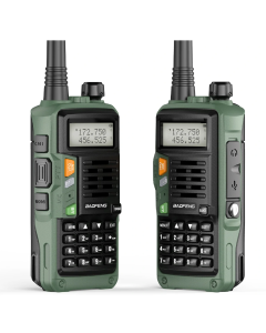 BAOFENG X9 5W 2800mAh UV Dual Band Walkie Talkie with Headset High Power Flashlight LCD Display Drop Resistant Two-Way Radio