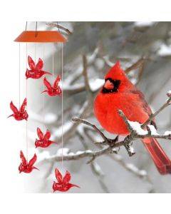2024 New Year Hot Sale-49% OFF - Solar Cardinal Wind Chime Light