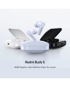 Xiaomi Redmi Buds 5 46dB Noise Cancelling Bluetooth 5.3 TWS Earphone 40H Battery Life AI Call Anti Wind Noise Wireless Headphone