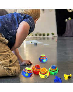 2024 New Year Hot Sale - HALF PRICE Music Flashing Spinners Toy With Launcher