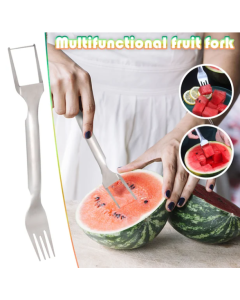 2024 New Year Hot Sale-49% OFF)2-in-1 Stainless Steel Fruit Cutter