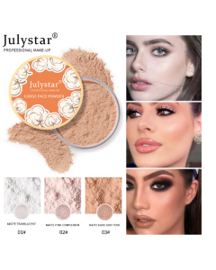 Julystar concealer loose powder light nude cultivation matte powder waterproof anti-sweat non-removal fixing powder color makeup
