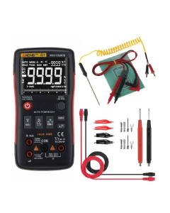 ANENG Q1 9999 Counts True RMS Digital Multimeter AC DC Voltage Current Resistance Capacitance Temperature Tester Auto/Manual Raging with Analog Bar Graph