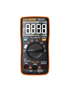 ANENG AN113D Intelligent Auto Measure True- RMS Digital Multimeter 6000 Counts Resistance Diode Continuity Tester Temperature AC/DC Voltage Current Meter Upgraded from AN8002 - Orange