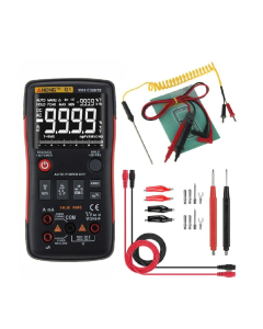 ANENG. Q19999 Counts True RMS Digital Multimeter AC DC Voltage Current Resistance Capacitance Temperature Tester Auto/Manual Raging with Analog Bar Graph