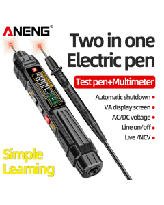 ANENG A3005D 2In1 Multimeter Test Pen with VA Color Display Auto Shutdown Non-Contact Line Wiring Detection NCV Induction Technology High Portability for Electricians and DIY Enthusiasts - A3005D