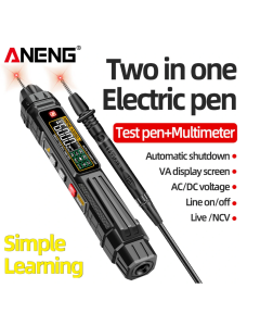 ANENG A3005D 2In1 Multimeter Test Pen with VA Color Display Auto Shutdown Non-Contact Line Wiring Detection NCV Induction Technology High Portability for Electricians and DIY Enthusiasts - A3005DPro