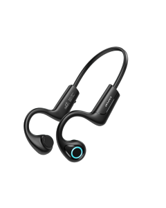 AWEI A886Pro Air Conduction Earphone bluetooth 5.2 HiFi Sound IPX4 Waterproof 18g 240mAh Battery Smart Touch Control Dual Device Link Sports Earhook Earphone - Black