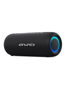 Awei KA8 Wireless bluetooth 5.3 Speaker Portable Speaker 360° Surround Stereo Deep Bass RGB Light TWS 2000mAh Outdoors Wireless Speaker - Black