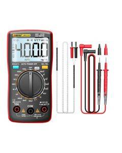 ANENG AN113C Intelligent Auto Measure Digital Multimeter 4000 Counts True RMS LCD Digital Multimeter Portable AC DC Tester Volt Voltmeter Ammeter Ohm Voltage Current Mete