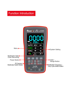 2024 NEW Mustool MT13S 2 In 1 192*192 Thermal Imager Multimeter 10000 Counts 2.8 Inch Touch Screen Electric Circuit Automobile Inspect IR Thermal Camera Multimete