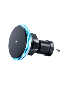 iFORCE 15W Magnetic Cordless Car Charger Mount Car Air Outlet with LED Glare Color for Iphone15/14/13/12 Series