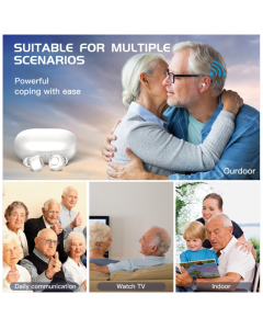 GM-305 Binaural magnetic charging hearing aid wireless voice amplifier for the elderly