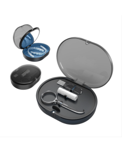 Magnetic retainer Beauty mirror organizer with bite glue