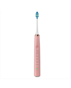 Ultrasonic waterproof electric toothbrush USB charging (pink)