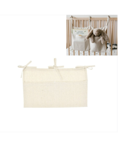 Crib storage bag Diaper Wrap teether toy Storage bag (primary color)