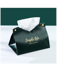 Household bedroom PU tissue bag Car drawing room paper storage box