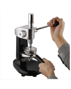 Manual quantitative coffee filler powder press