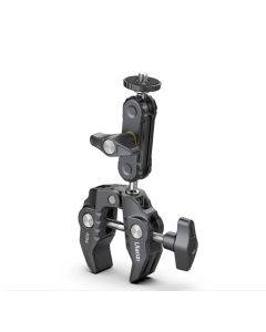 Ulanzi-R094 Metal Super Clamp with 360° Ball Head Magic Arm Clamp with 1/4" 3/8" Hole for DSLR Camera Monitor LED Light Mic