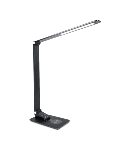 Mobile phone wireless charging desk lamp USB charging folding lamp - EU Plug