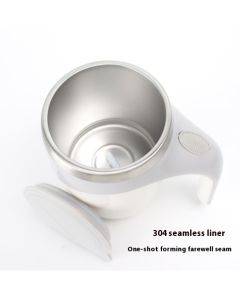 Automatic mixing cup magnetic rotation