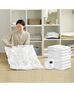 (Durable) Electric Vacuum Compression Bag: Increase Storage by 75%!