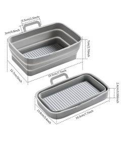 oldable Air Fryer Silicone Baking Tray-1