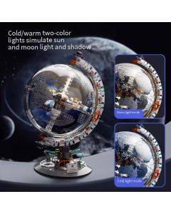 Dawn globe building block toys educational assembly- 657 particles