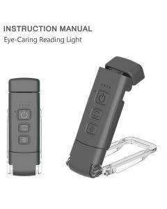 Reading clip light night light usb charging portable clip light
