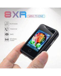 8XR 1.77 inch touch screen card slot mini phone straight function button mobile phone multi-function