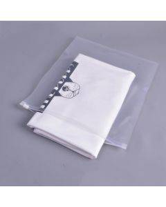 100 PCS Lot Storage Bag PE Zipper Lock Portable Travel Pouch Home Storage Organizati Pocket Clothes Storage, Size:35 x 45cm(Transparent 12 Silk)