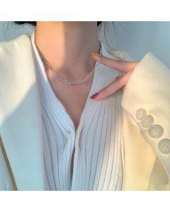 S925 Sterling Silver Sky Star Bean Women's Necklace