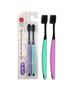Shuke Charcoal Wire Energy Toothbrush 2 pieces/card