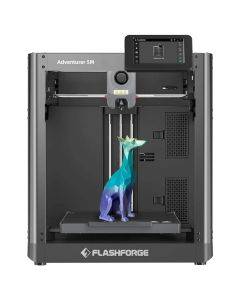 Flashforge Adventurer 5M 3D Printer, Auto Leveling, 600mm/s Max Printing Speed, Filament Runout Reminder