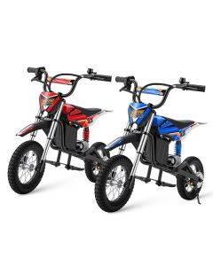 iScooter A12 Kids E-Moto Toy with 350W Motor 20km Range 36V4.5Ah Battery 3 Speeds Dual Brakes Shock Absorbers LED Lights for Outdoor Fun