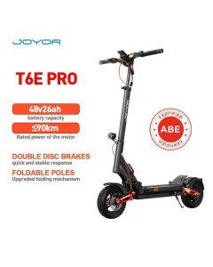 JOYOR T6E PRO (ABE) Adult Electric Scooter 48V26AH Front and Rear Turn Signals Scooter 10" Tire German Road Permission E-Scooter