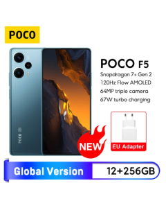 POCO F5 5G Global Version 12GB 256GB Snapdragon 7+ Gen 2 Octa Core 120Hz Flow AMOLED DotDisplay 64MP Camera 67W NFC