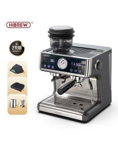 【EU Stock & Ships Immediately】HiBREW H7A Dual Boiler System Barista Pro 20Bar Bean to Espresso Cafetera Coffee Machine with Full Kit for Cafe Hotel Restaurant
