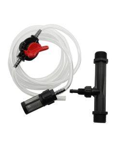 Venturi fertilizer applicator G3/4 injector and filter straw kit with six taps